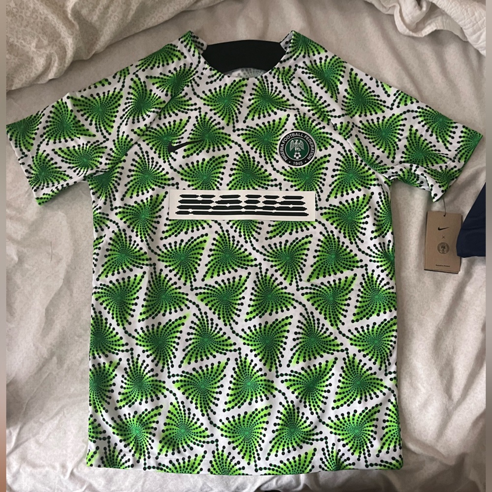 Nike Mens Nigeria Lifestyle Pre-match Top - 2022 Jersey